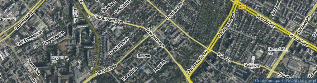 Zdjęcie satelitarne Ściegiennego Piotra, ks. ul.