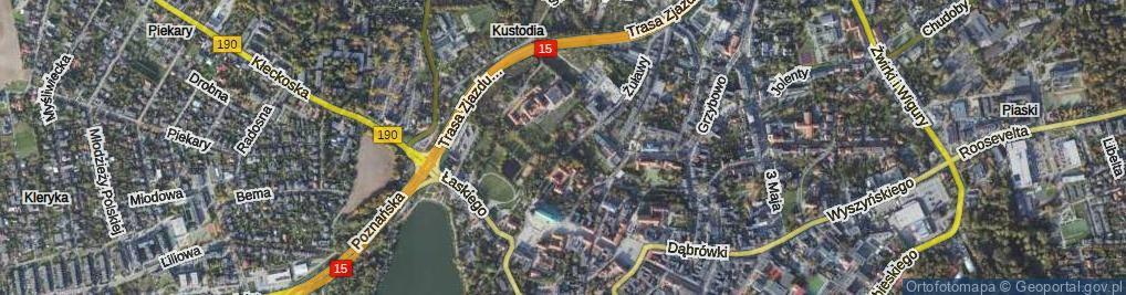 Zdjęcie satelitarne Seminaryjna ul.