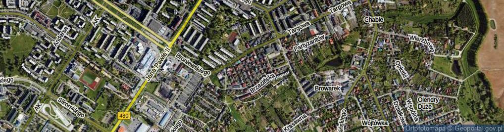 Zdjęcie satelitarne Sempołowskiej Stefanii ul.