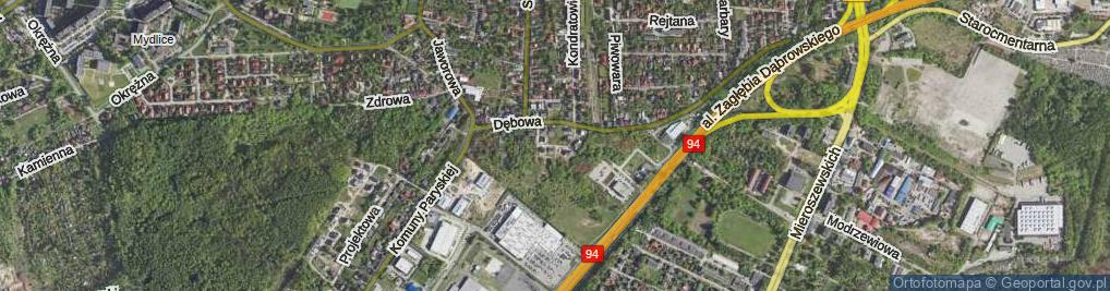 Zdjęcie satelitarne Serdeczna ul.