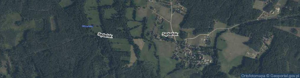 Zdjęcie satelitarne Sędańsk ul.