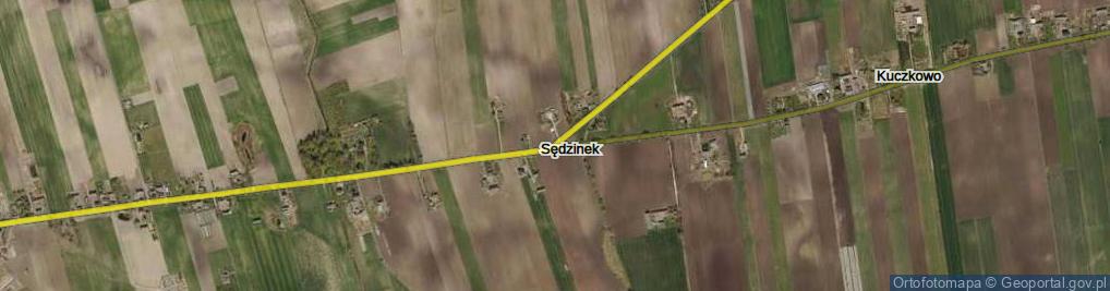 Zdjęcie satelitarne Sędzinek ul.