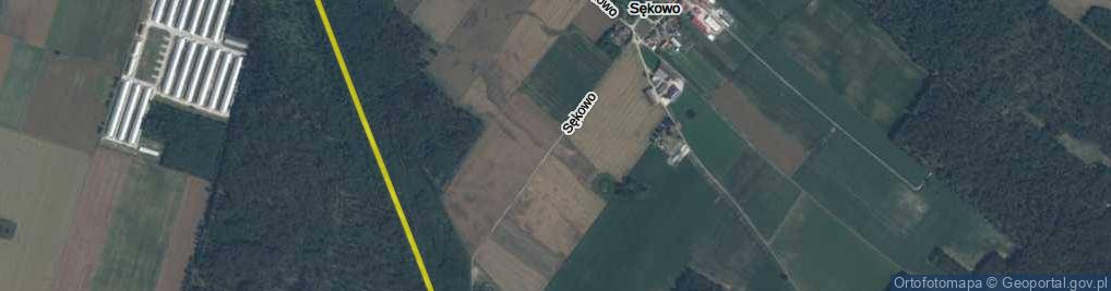 Zdjęcie satelitarne Sękowo ul.