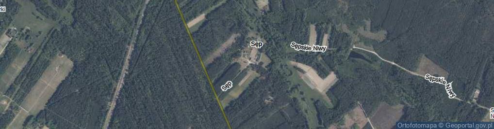 Zdjęcie satelitarne Sęp ul.