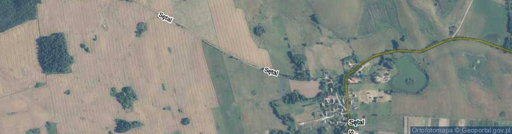 Zdjęcie satelitarne Sętal ul.