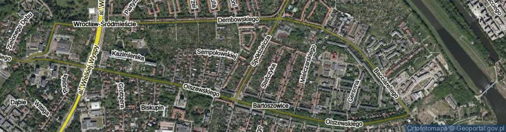 Zdjęcie satelitarne Sempołowskiej Stefanii ul.
