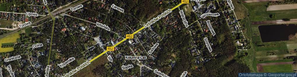 Zdjęcie satelitarne Sejmowa ul.