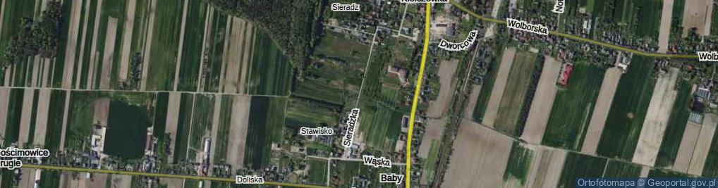 Zdjęcie satelitarne Sieradzka ul.