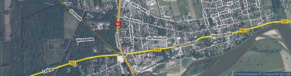 Zdjęcie satelitarne Sienkiewicza Henryka ul.