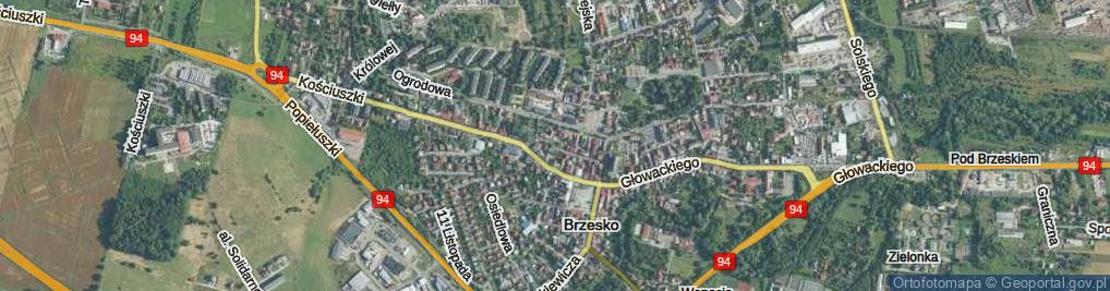 Zdjęcie satelitarne Sienkiewicza Henryka ul.