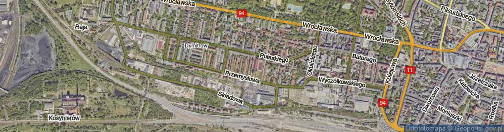 Zdjęcie satelitarne Siemiradzkiego Henryka ul.