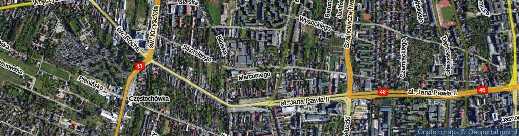 Zdjęcie satelitarne Sikorskiego Władysława, gen. ul.