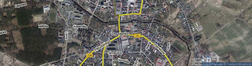 Zdjęcie satelitarne Sienkiewicza Henryka ul.