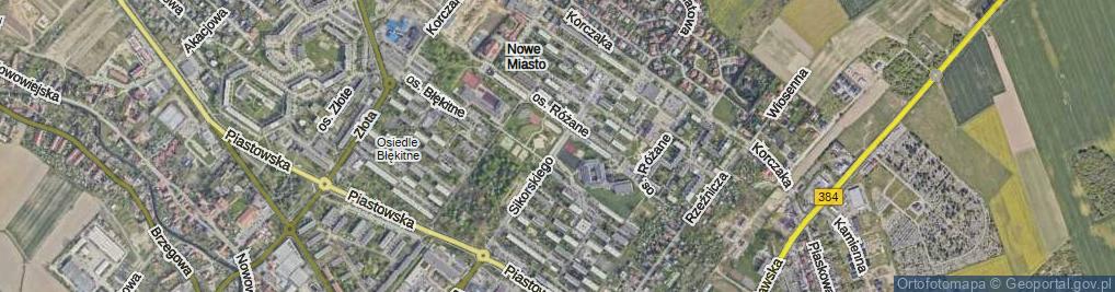 Zdjęcie satelitarne Sikorskiego Władysława, gen. ul.