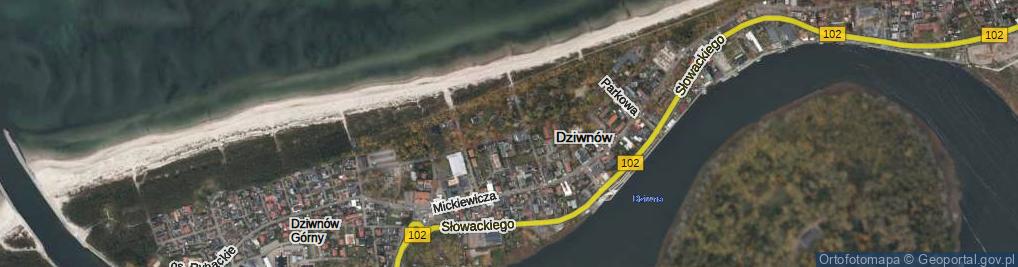 Zdjęcie satelitarne Sienkiewicza Henryka ul.