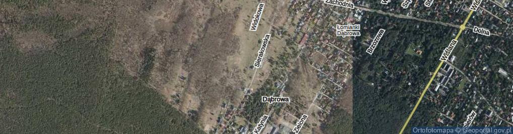 Zdjęcie satelitarne Sierakowska ul.