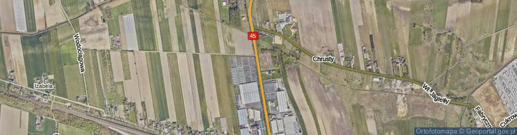 Zdjęcie satelitarne Sieradzka ul.