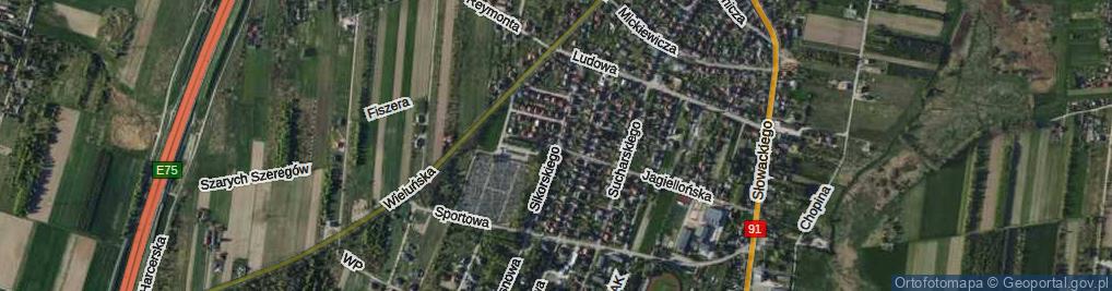 Zdjęcie satelitarne Sikorskiego Władysława, gen. ul.