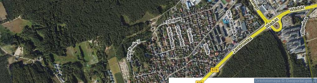 Zdjęcie satelitarne Sienkiewicza Henryka ul.