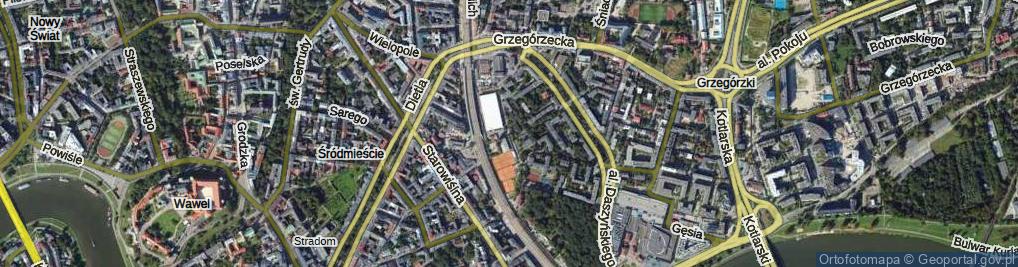 Zdjęcie satelitarne Siedleckiego Michała ul.