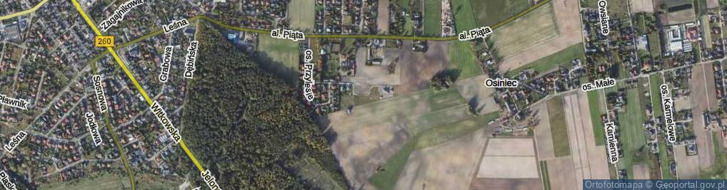 Zdjęcie satelitarne Sienna ul.