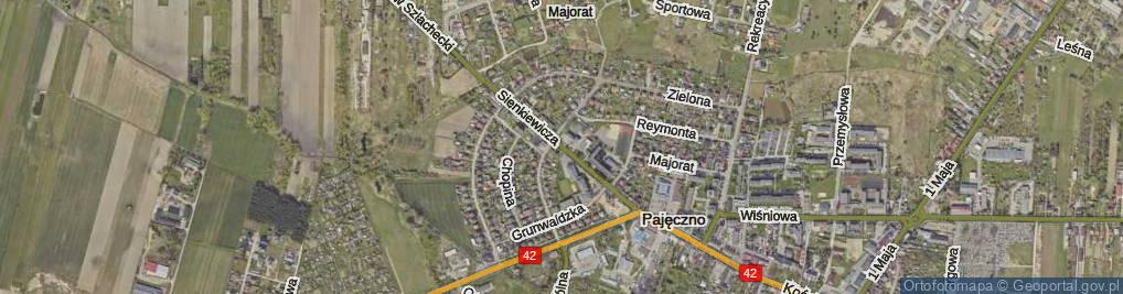 Zdjęcie satelitarne Sienkiewicza Henryka ul.