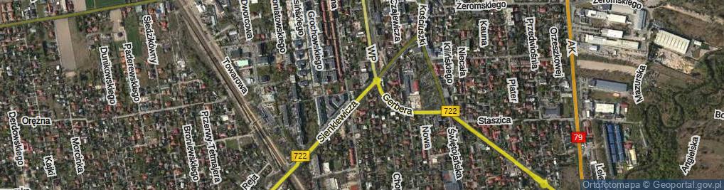 Zdjęcie satelitarne Sienkiewicza Henryka ul.