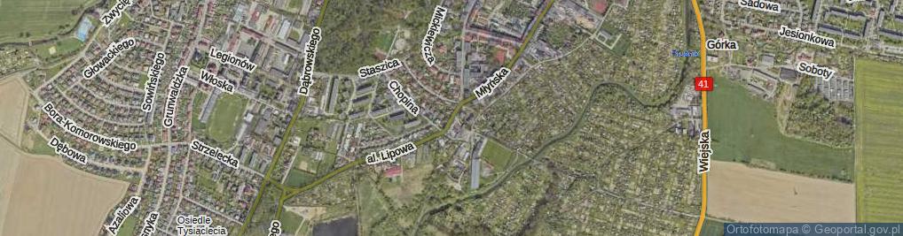 Zdjęcie satelitarne Sienkiewicza Henryka ul.