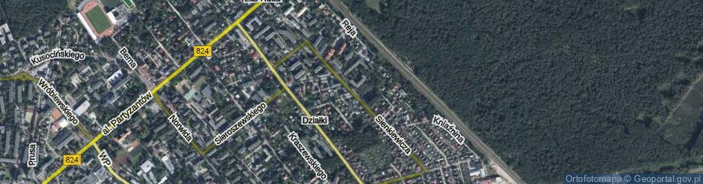 Zdjęcie satelitarne Sienkiewicza Henryka ul.