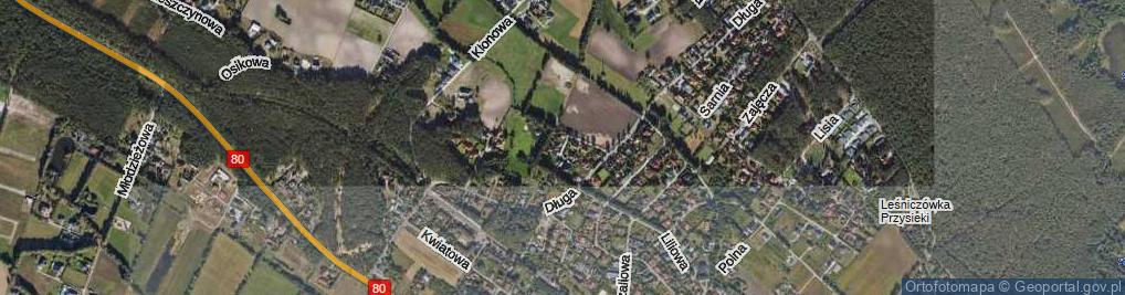 Zdjęcie satelitarne Siewna ul.