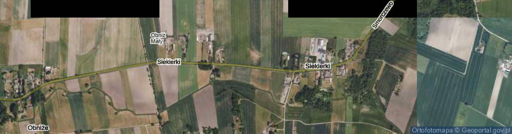 Zdjęcie satelitarne Siekierki ul.