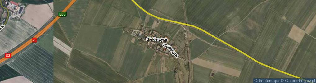 Zdjęcie satelitarne Siekierzyce ul.