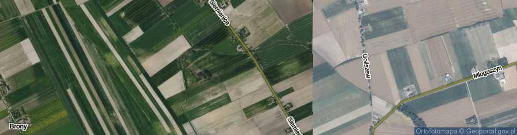 Zdjęcie satelitarne Siemienice ul.
