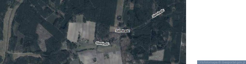 Zdjęcie satelitarne Siemiradz ul.
