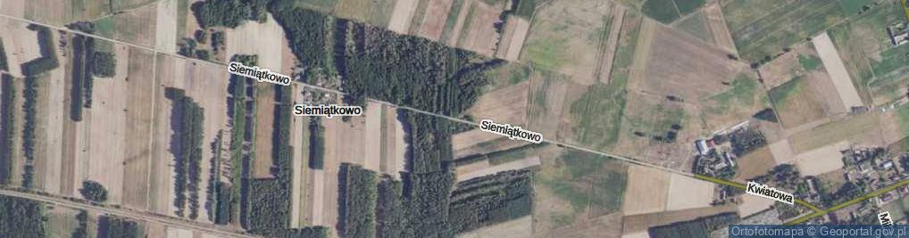 Zdjęcie satelitarne Siemiątkowo ul.