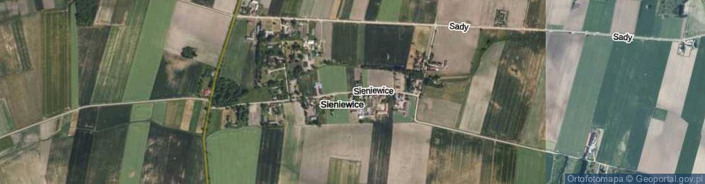 Zdjęcie satelitarne Sieniewice ul.