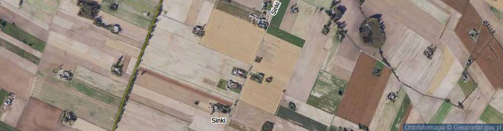 Zdjęcie satelitarne Sinki ul.