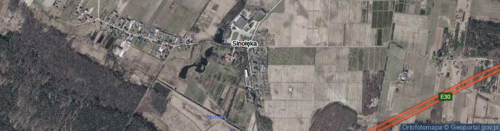 Zdjęcie satelitarne Sinołęka ul.