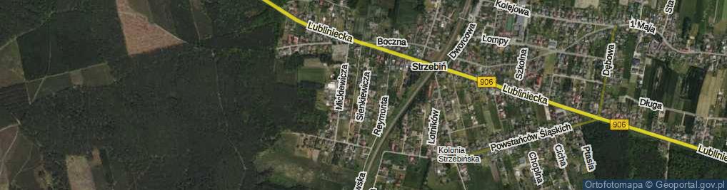 Zdjęcie satelitarne Sienkiewicza Henryka ul.