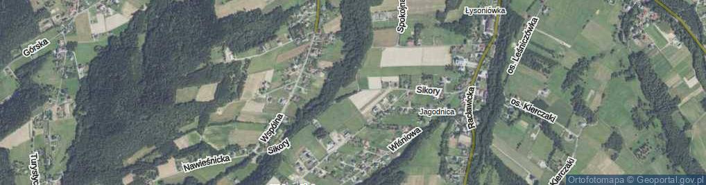 Zdjęcie satelitarne Sikory Stanisława, ks. ul.