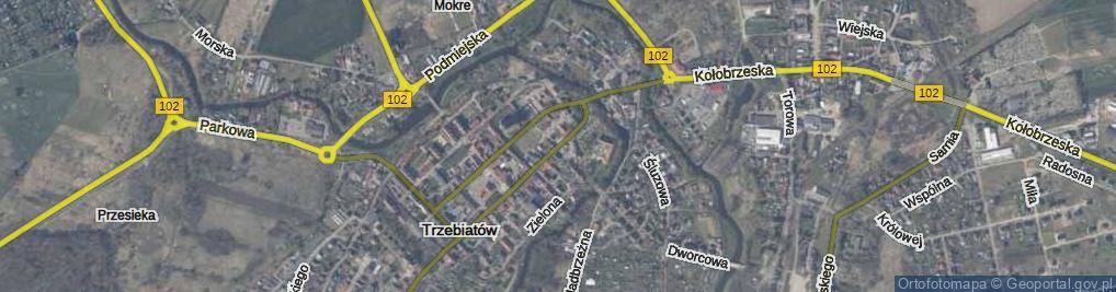 Zdjęcie satelitarne Sienkiewicza Henryka ul.