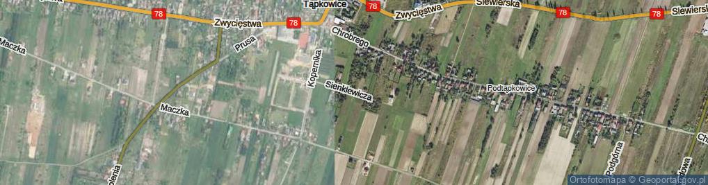 Zdjęcie satelitarne Sienkiewicza Henryka ul.