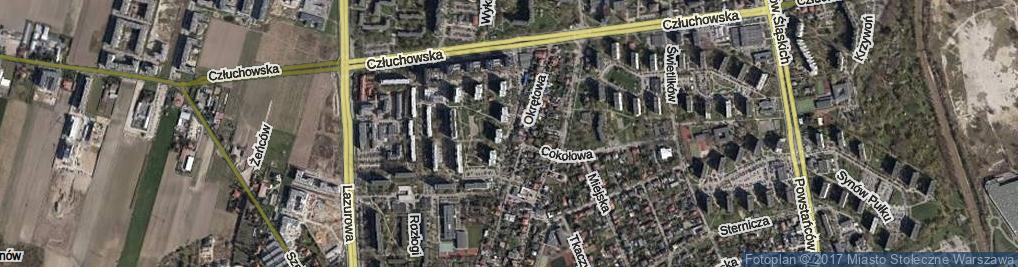 Zdjęcie satelitarne Siemiatycka ul.