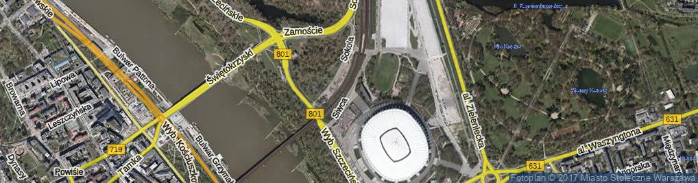 Zdjęcie satelitarne Siwca Ryszarda ul.