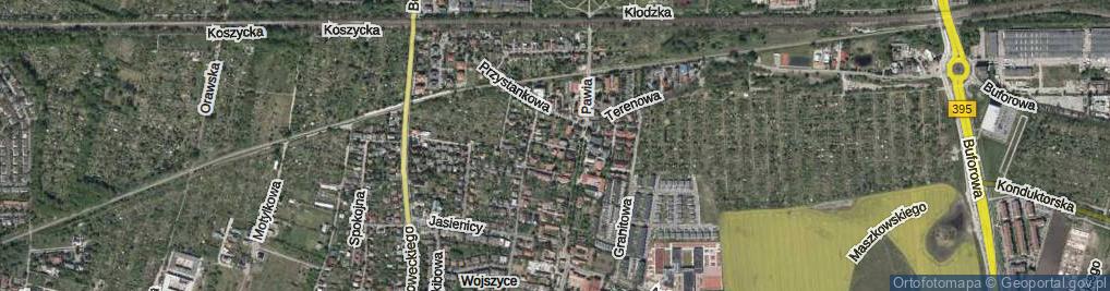 Zdjęcie satelitarne Siewców ul.