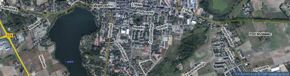 Zdjęcie satelitarne Sienkiewicza Henryka ul.