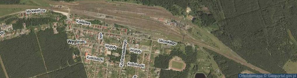 Zdjęcie satelitarne Sikorskiego Władysława, gen. ul.