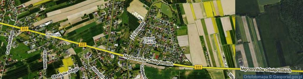 Zdjęcie satelitarne Sikorskiego Władysława, gen. ul.