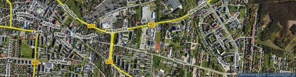 Zdjęcie satelitarne Siedzikówny-Inki Danuty ul.