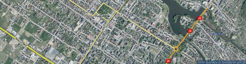 Zdjęcie satelitarne Skorupki Ignacego Jana, ks. ul.